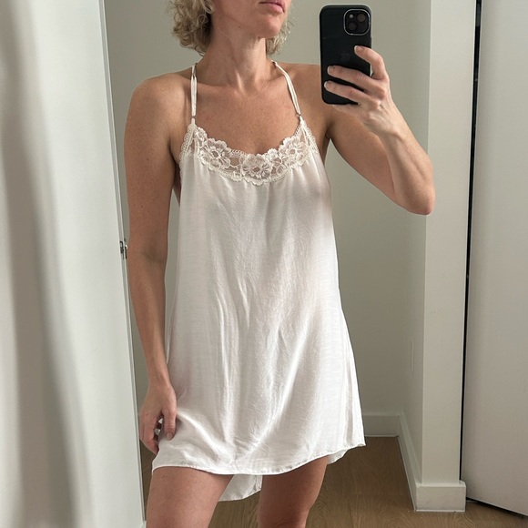 Victoria's Secret Other - 2014 Vintage Victoria’s Secret Silk Blend Chemise Slip L